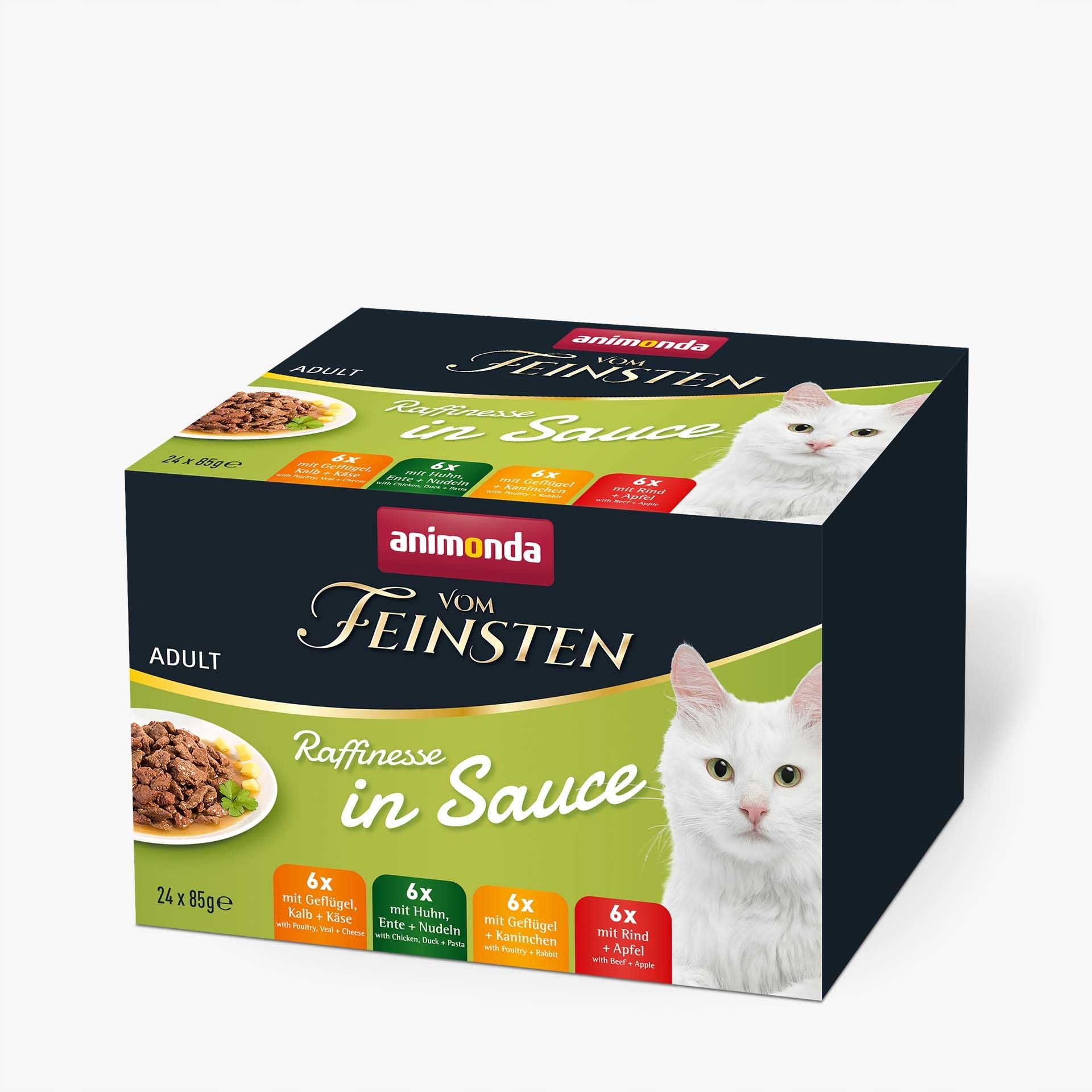 Levně Animonda Kot vom Feinsten Raffinesse Adult mix sáčků v omáčce 24x85 g