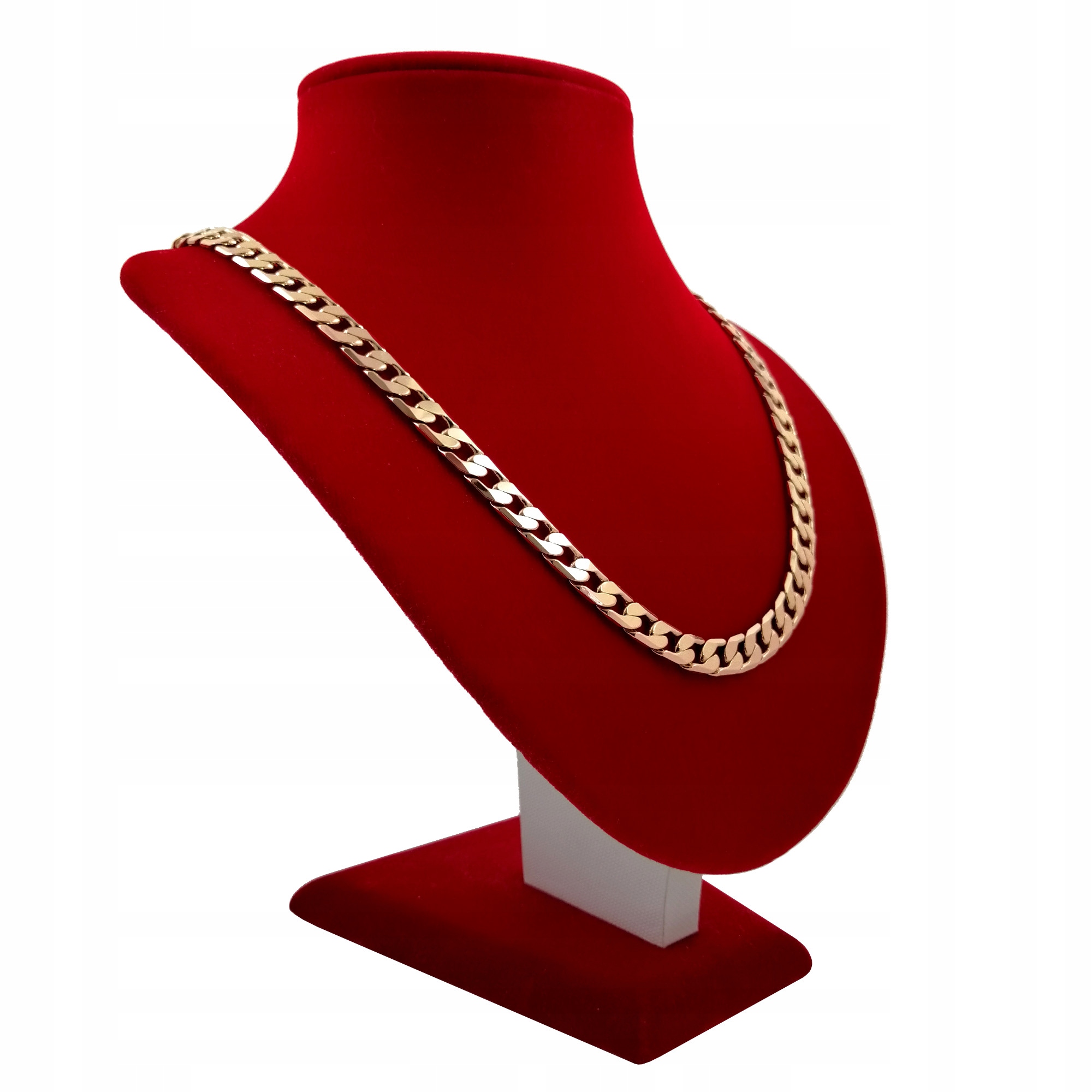 ZŁOTY GRUBY ŁAŃCUSZEK MĘSKI 18K PREZENT DLA FACETA MĘŻA SYNA TATY+DEDYKACJA Marka Golden Celebrity