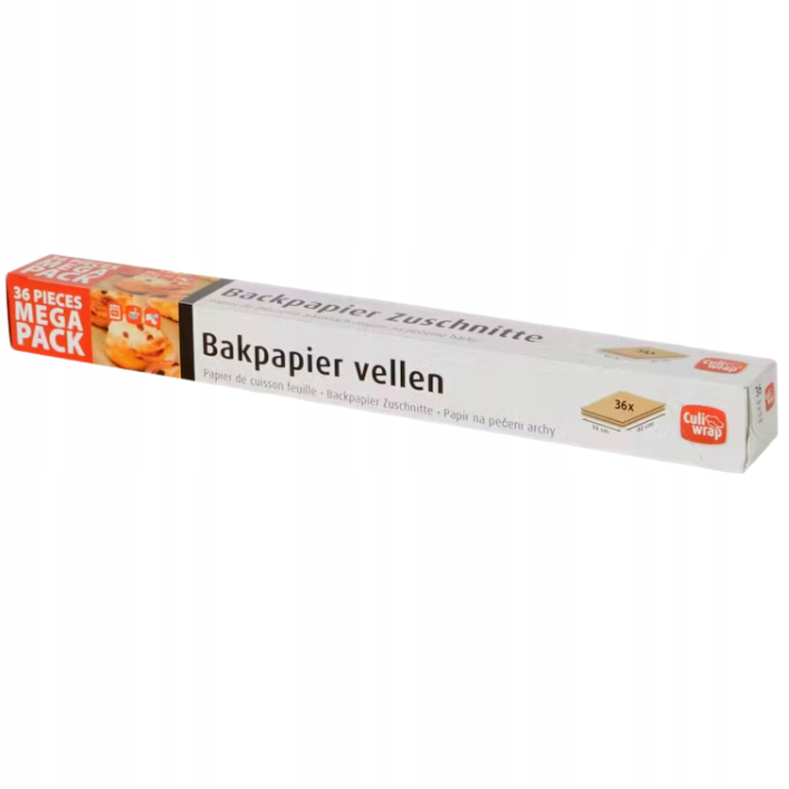 Papier do pieczenia ndl 42 cm x 38 cm brązowy 36 sztuk arkuszy Materiał papier