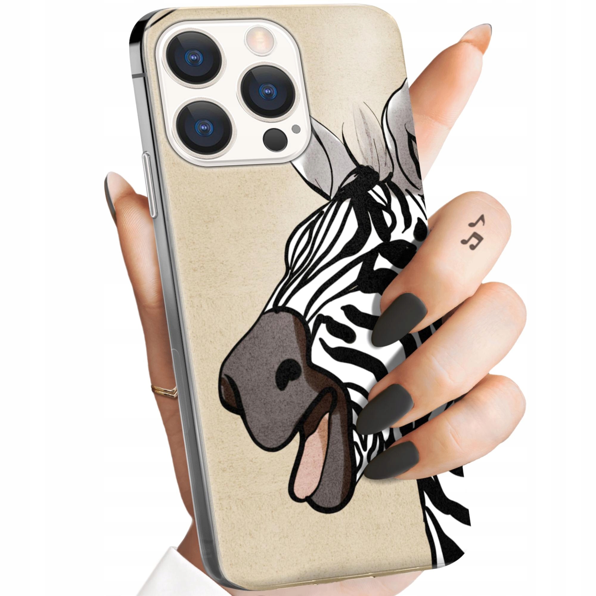 Etui Do Iphone 15 Pro Max Zebra Zeberka Paski Obudowa Pokrowiec Case
