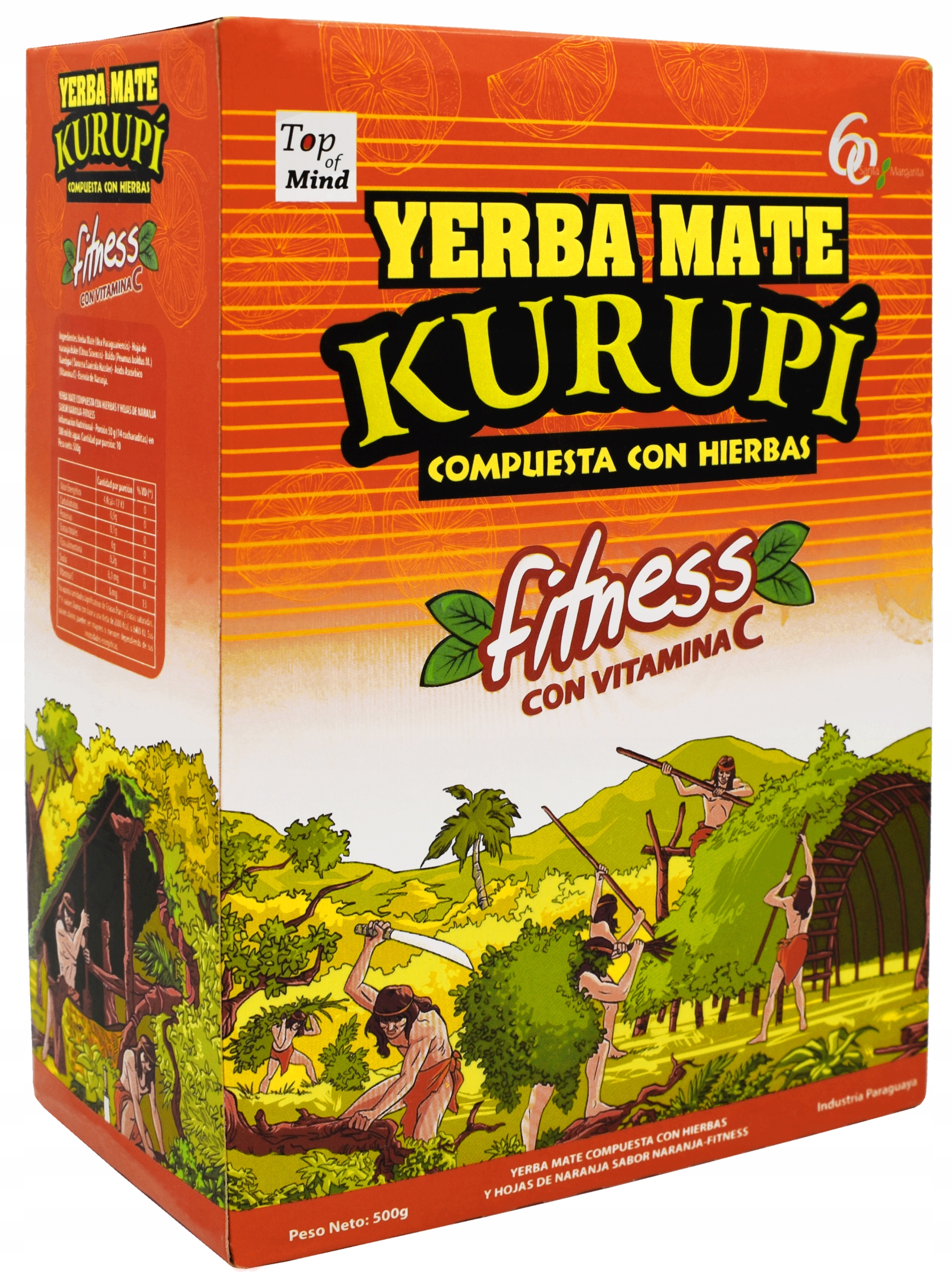Yerba Mate Kurupi Fitnes 500 g