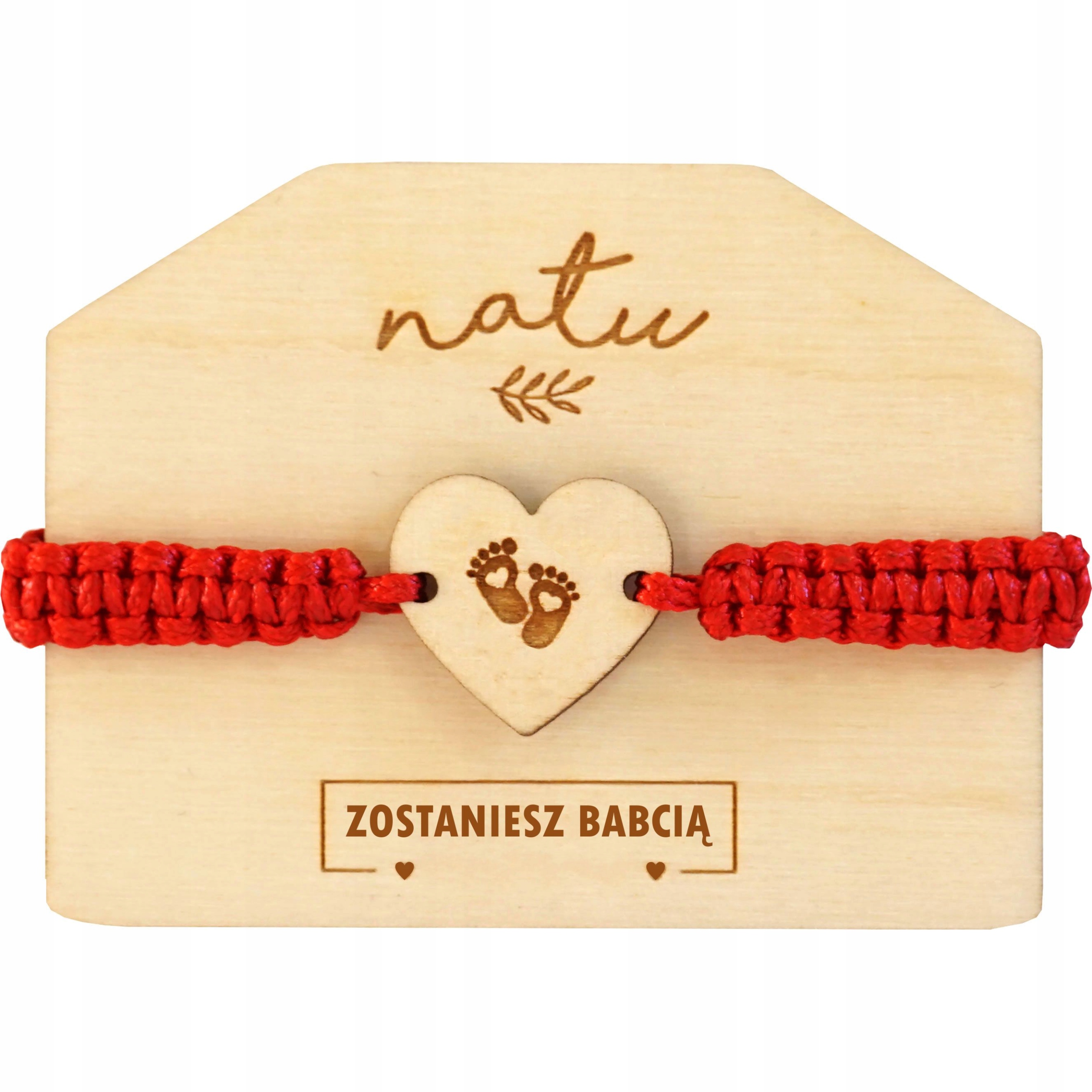 

Zostaniesz Babcią Bransoletka z grawerem Stópki