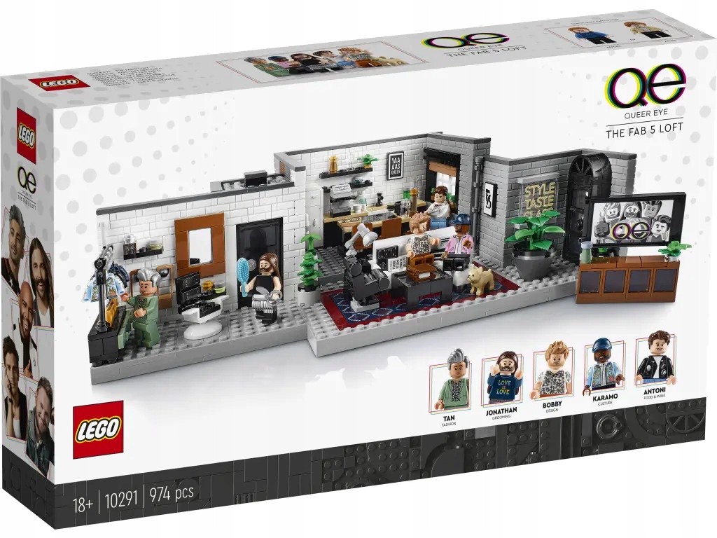 Lego 10291 Icons Queer Eye Byt Fab Five