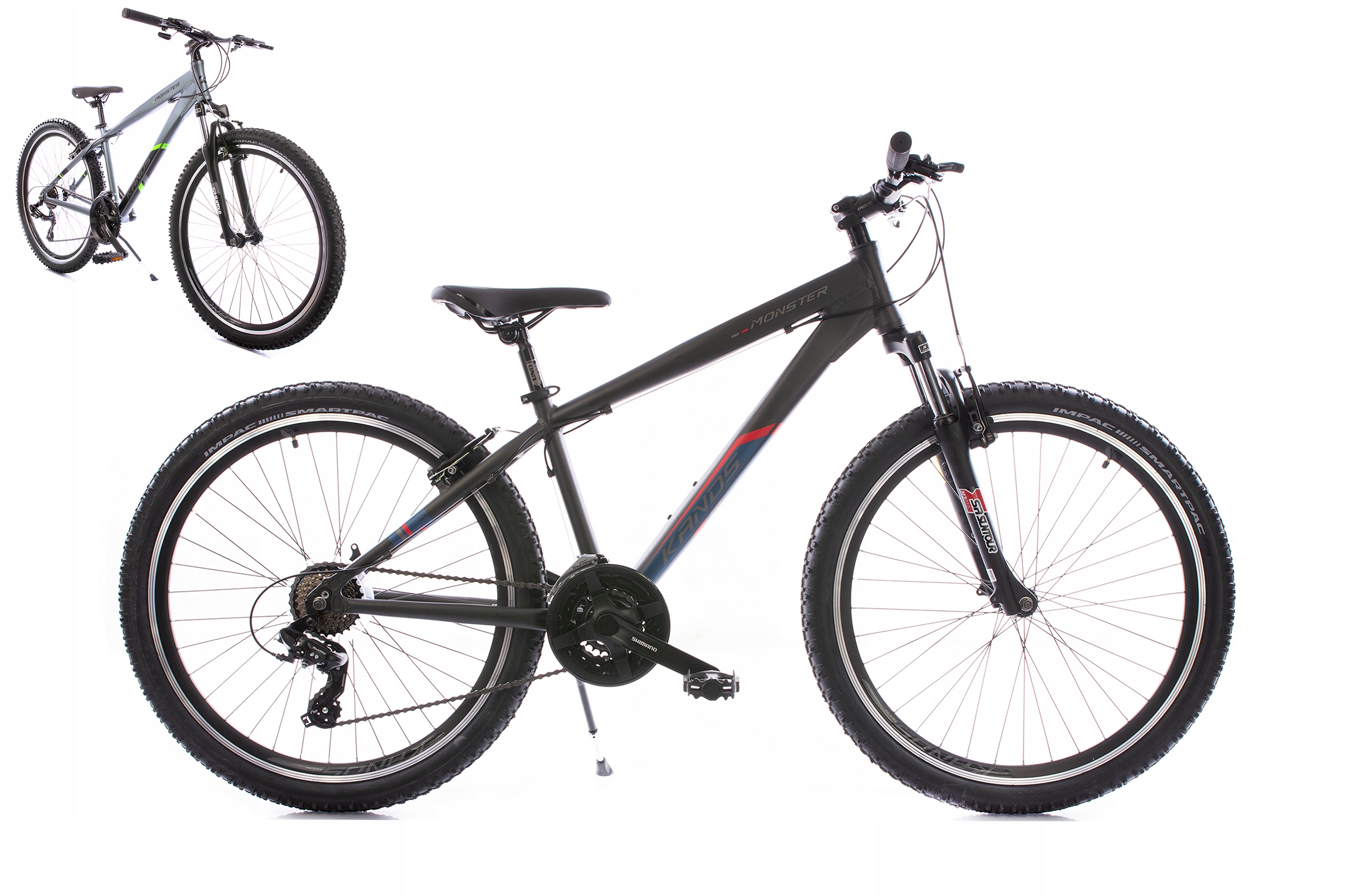 Rower 26 Mtb Kands Monster graf-bordowy 2022