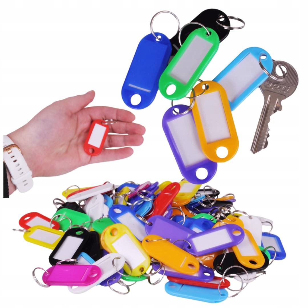 

Identyfikatory Breloki Zawieszki Do Kluczy 100SZT