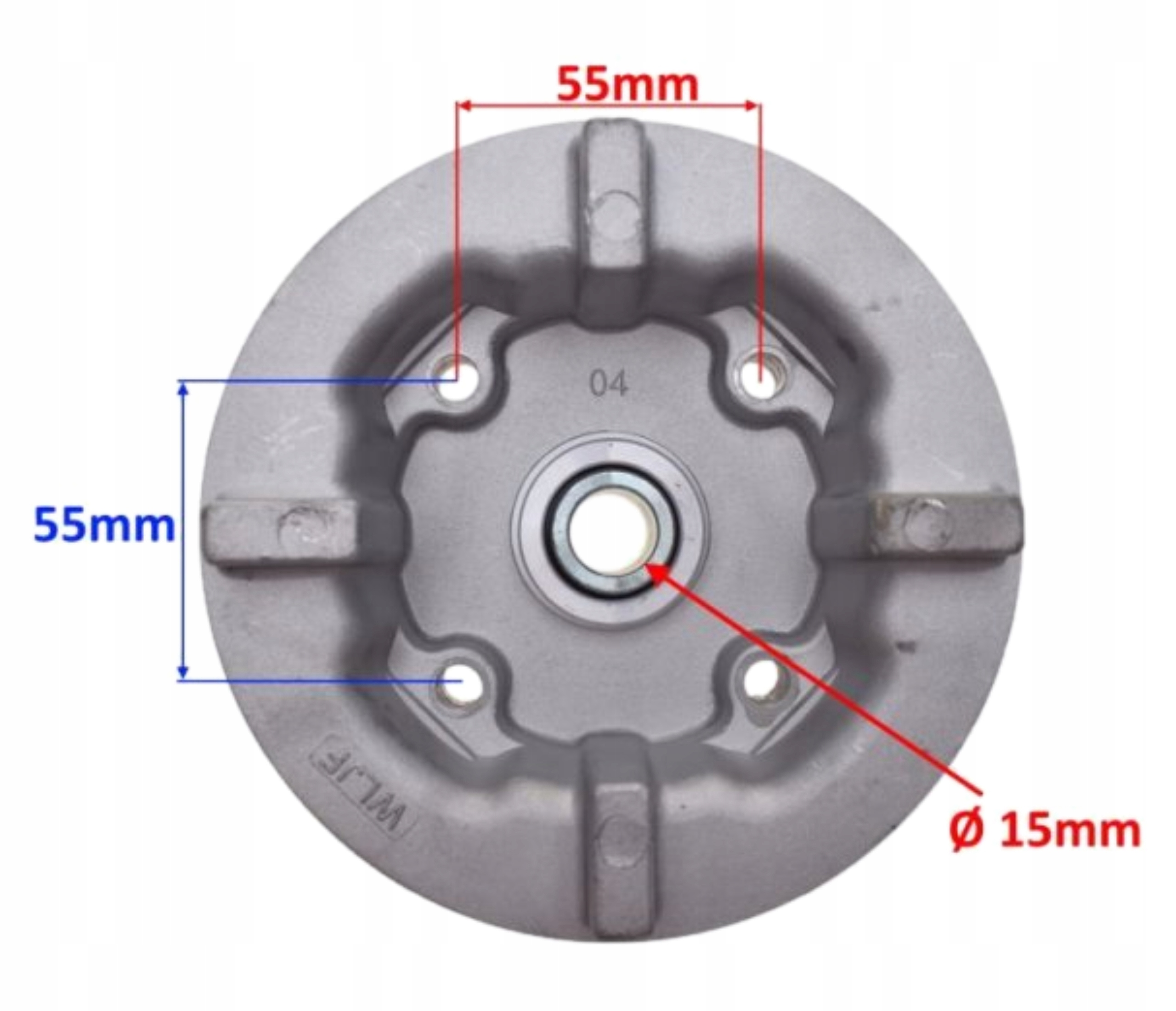 Motocykl JUNAK RX ONE 125 4T Zabierak Koło Zębatki Tył Mocowanie Napędu Numer katalogowy części W2209367