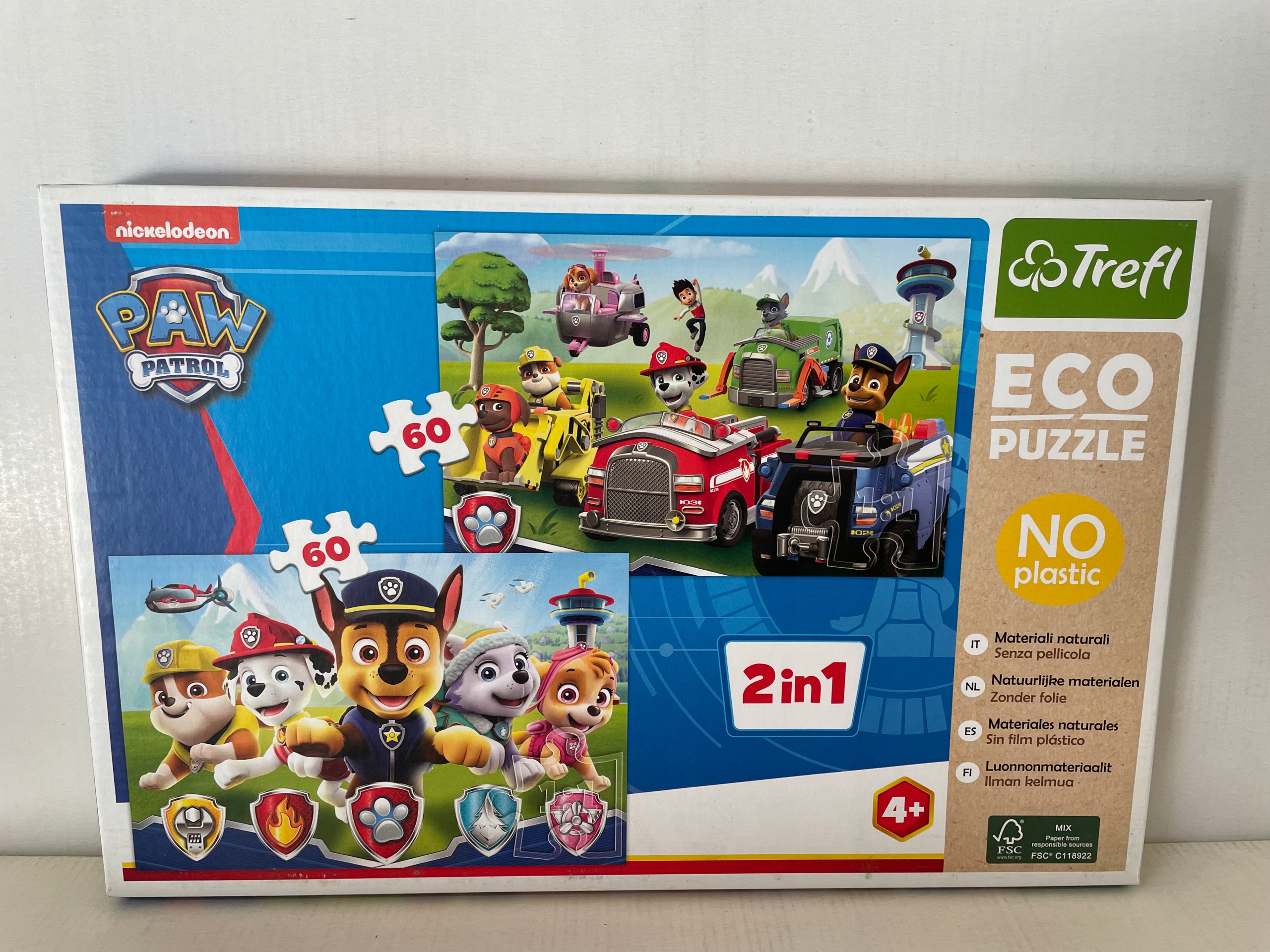 

Trefl Psi Patrol 2w1 Puzzle Eko Eco 90981