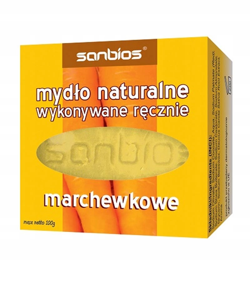 

Naturalne mydło marchewkowe odżywcze Karotenoidy
