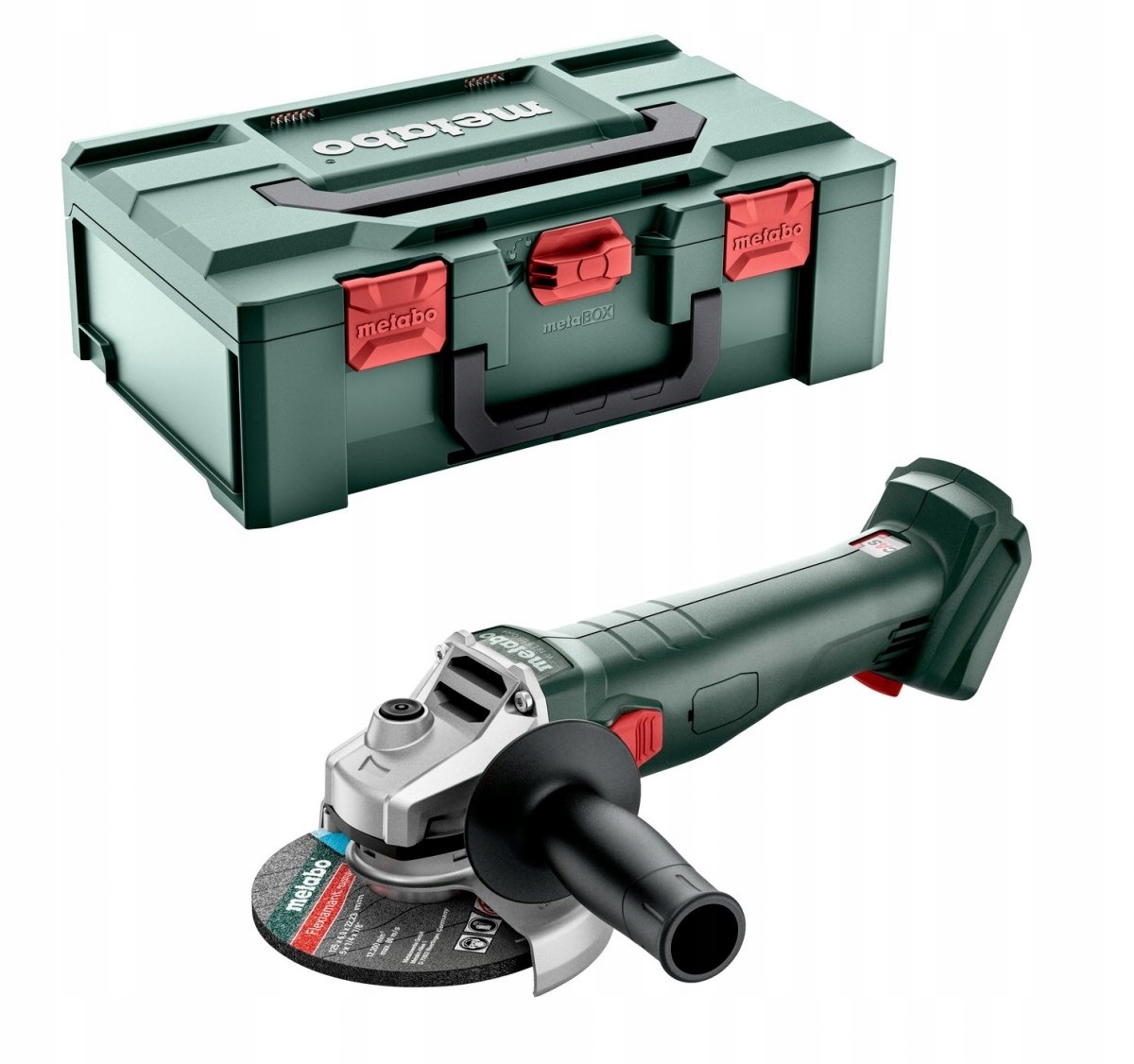 

Metabo Szliferka kątowa W 18L 9-125Q 18V