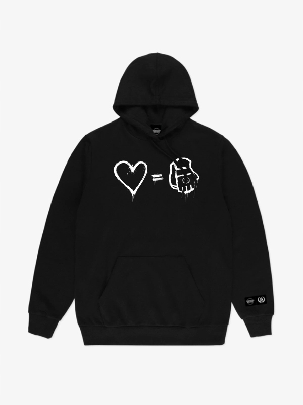 Mikina Środowisko Miejskie "breaveheart" Černá vel. L