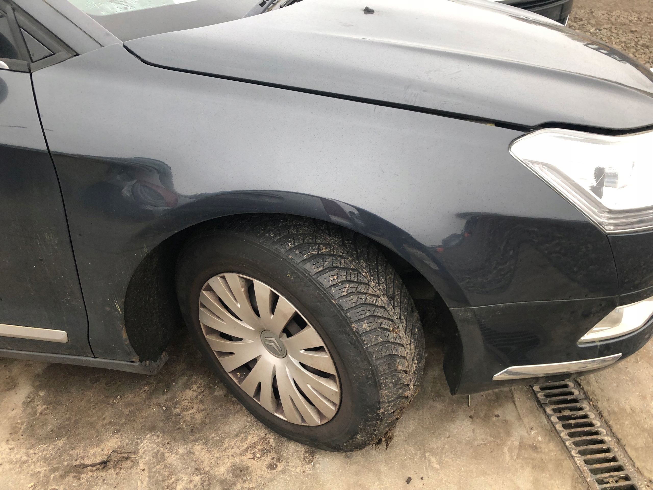 ZDERZAK MASKA BŁOTNIK LAMPA BELKA CHŁODNICE CITROEN C5 X7 III EYPC CHROM Kolor szary