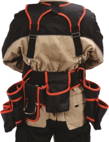 PAS NARZĘDZIOWY NA SZELKACH Z DWIEMA ZAKŁADANYMI SAKWAMI YATO Rodzaj pas narzędziowy