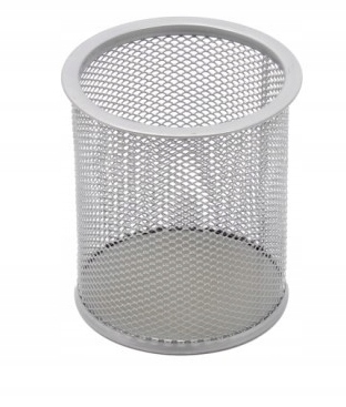 PRZYBORNIK ORGANIZER POJEMNIK SIATKA srebrny