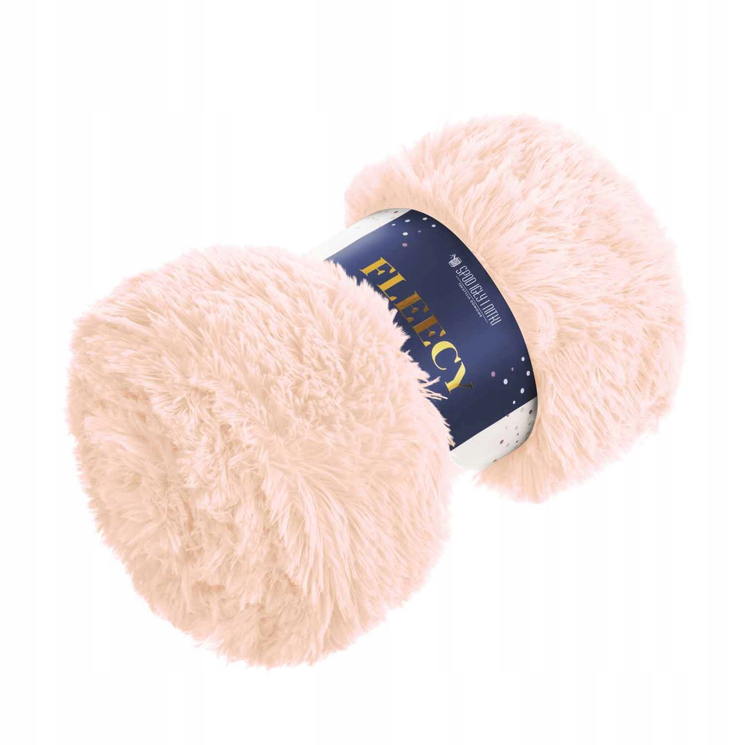 Broskevová Deka Chlupatka Imitace Kožešiny 200x220 Fleecy