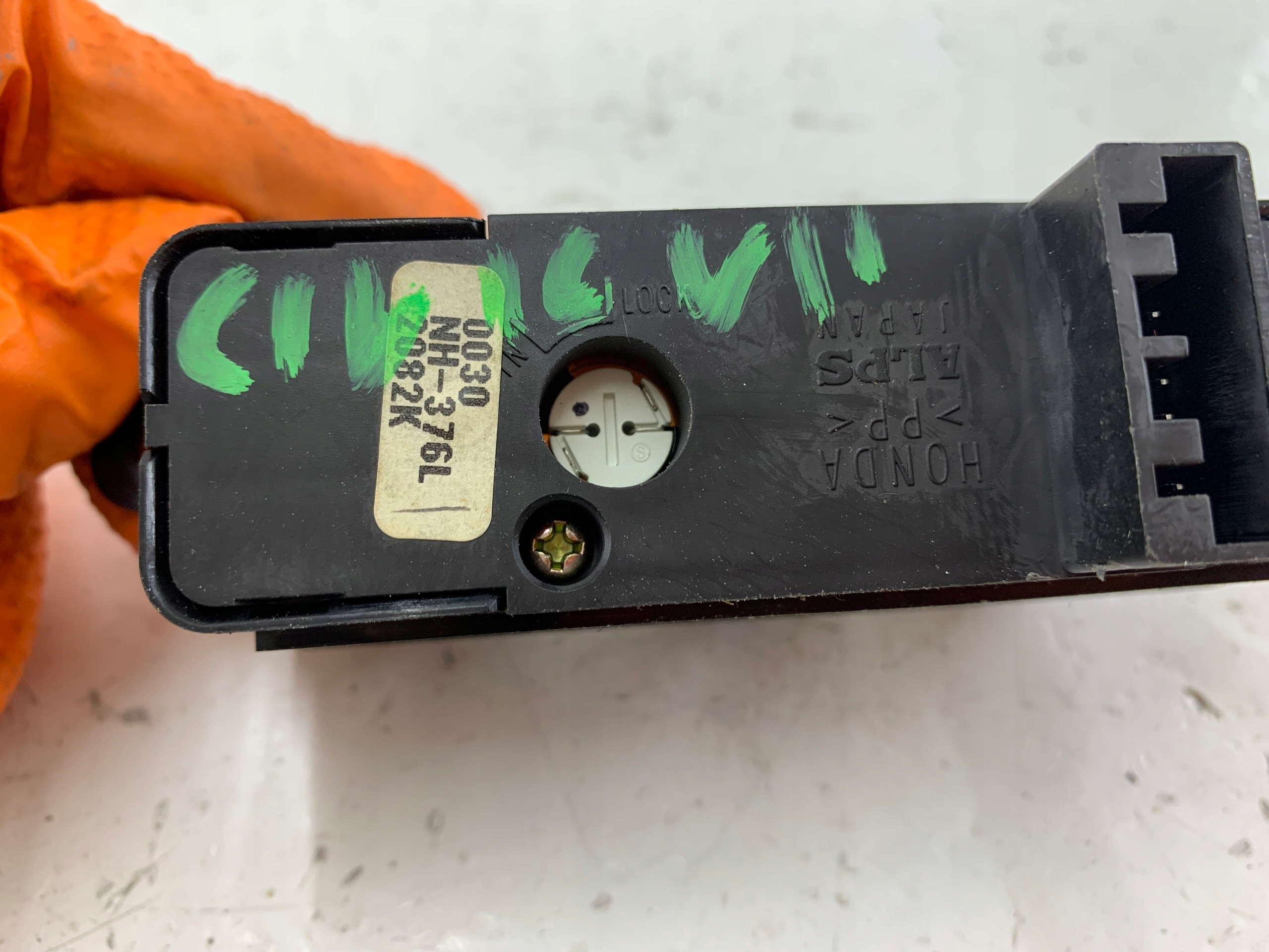 HONDA CIVIC VII air conditioning control panel switch