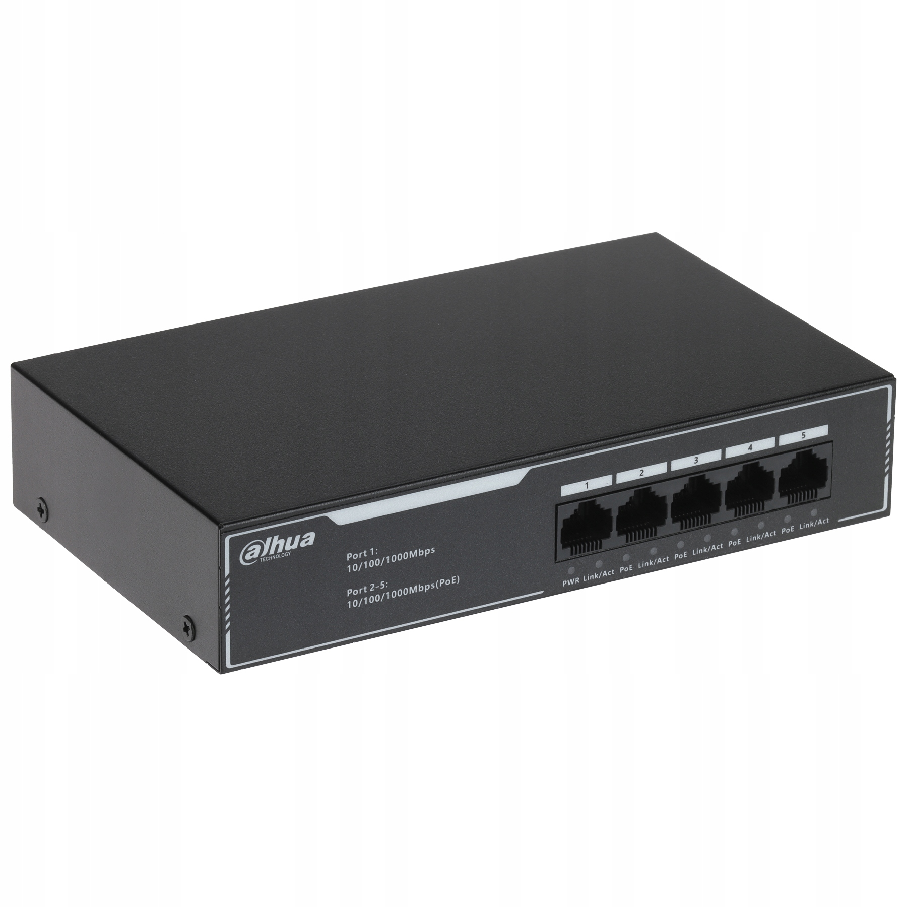 Switch Poe SG1005LP 5-PORTOVÝ, 4 PoE Dahua