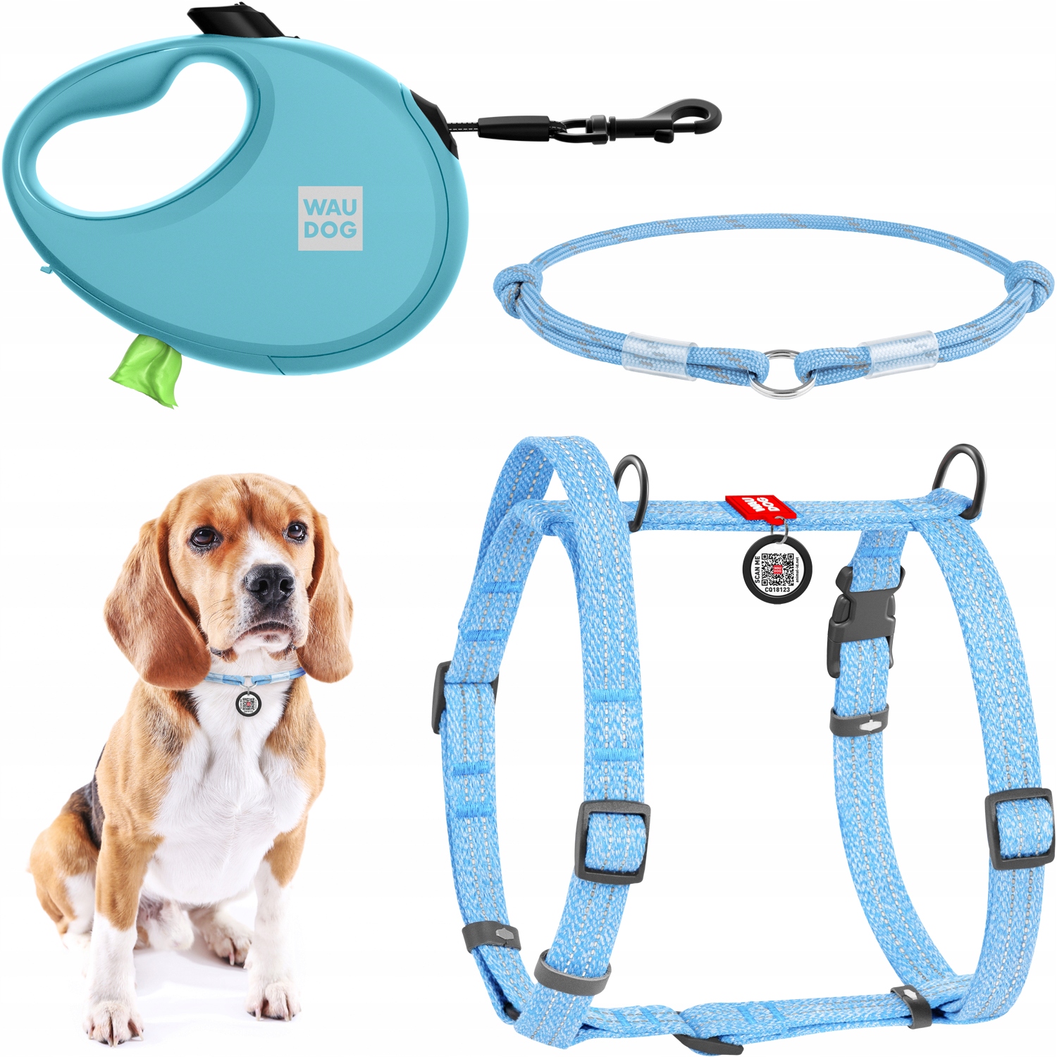 Levně Ekologická sada pro aktivní procházky se psem středních plemen