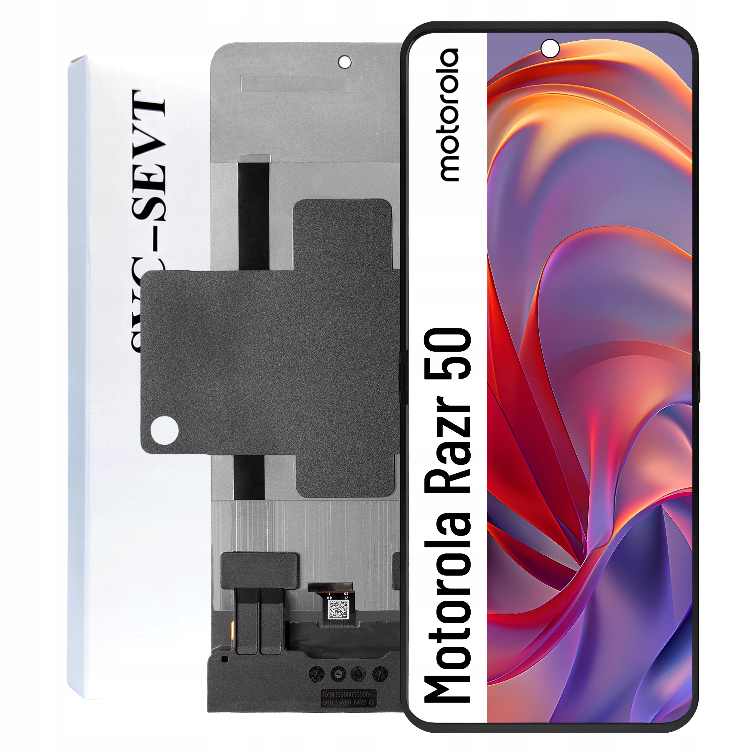 Originál Zila pre Motorola Razr 50 LCD displej Matrica