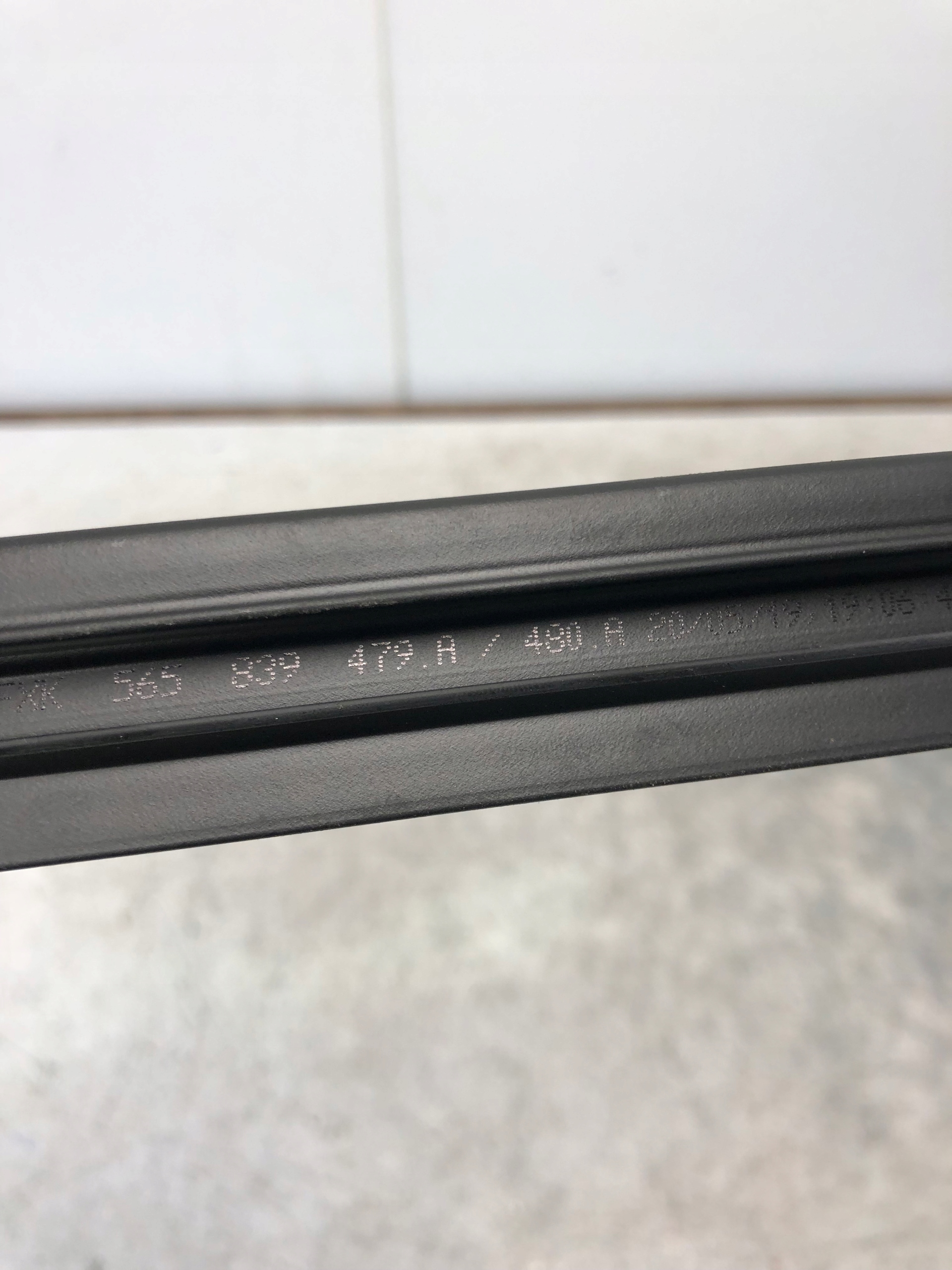 moulding windows left rear part SKODA KODIAQ 565839479A