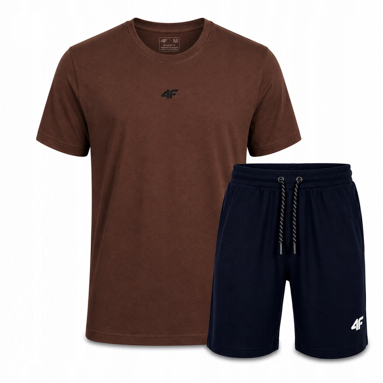 Komplet 4F Pánské Tričko Kraťasy Sportovní Set Pro Každodenní Nošení XXL SS26