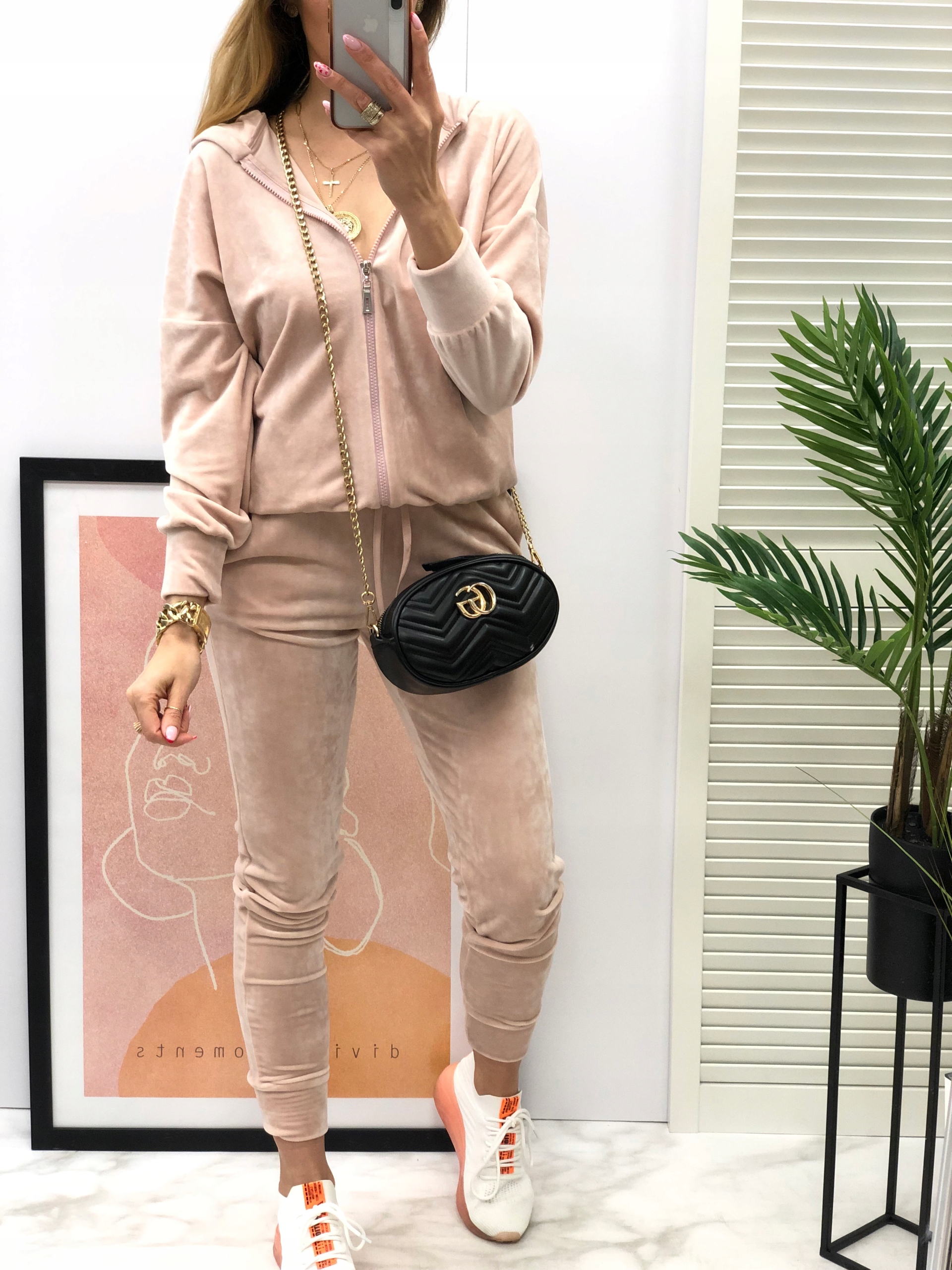 PARA MI DRES PREMIUM ZIP __ perla voga RÓŻ S Odcień blady róż