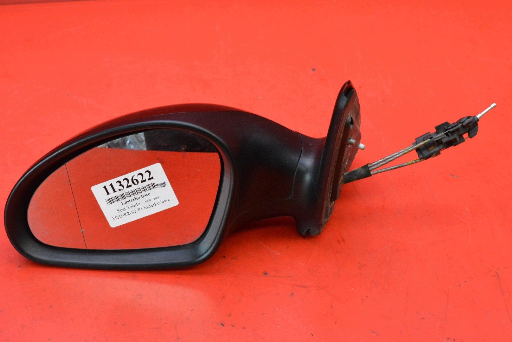 mirror left black, manually EU 1M0857933A SEAT TOLEDO 2 II 99-06