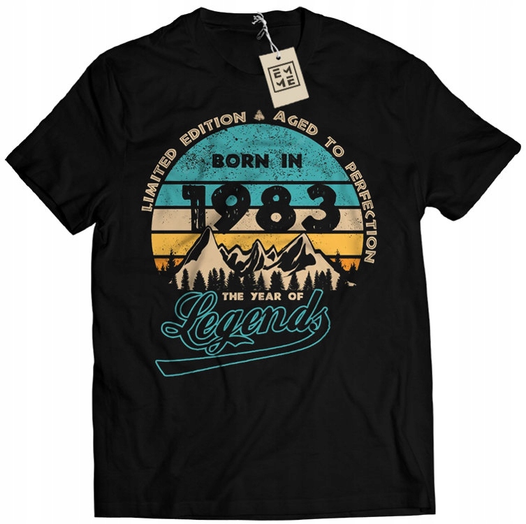 

Koszulka T-shirt 40 Lat Urodziny Vintage 1983 2XL