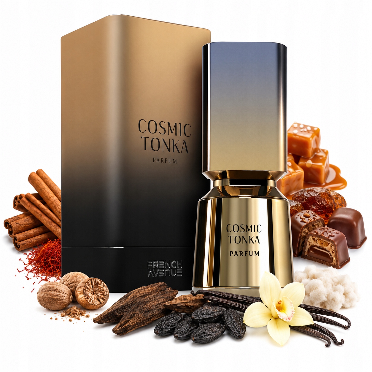 Oryginalne Perfumy Arabskie French Avenue Cosmic Tonka 100ml Edp+gratis!