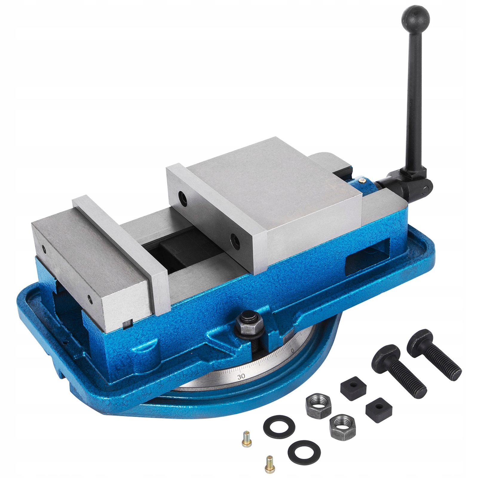 Frézovací dielenský zverák 80 mm s otočnou základňou 360° pre Cnc