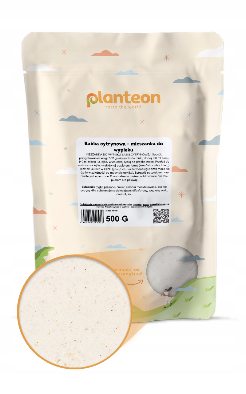 Babka cytrynowa - mieszanka do wypieku 500g