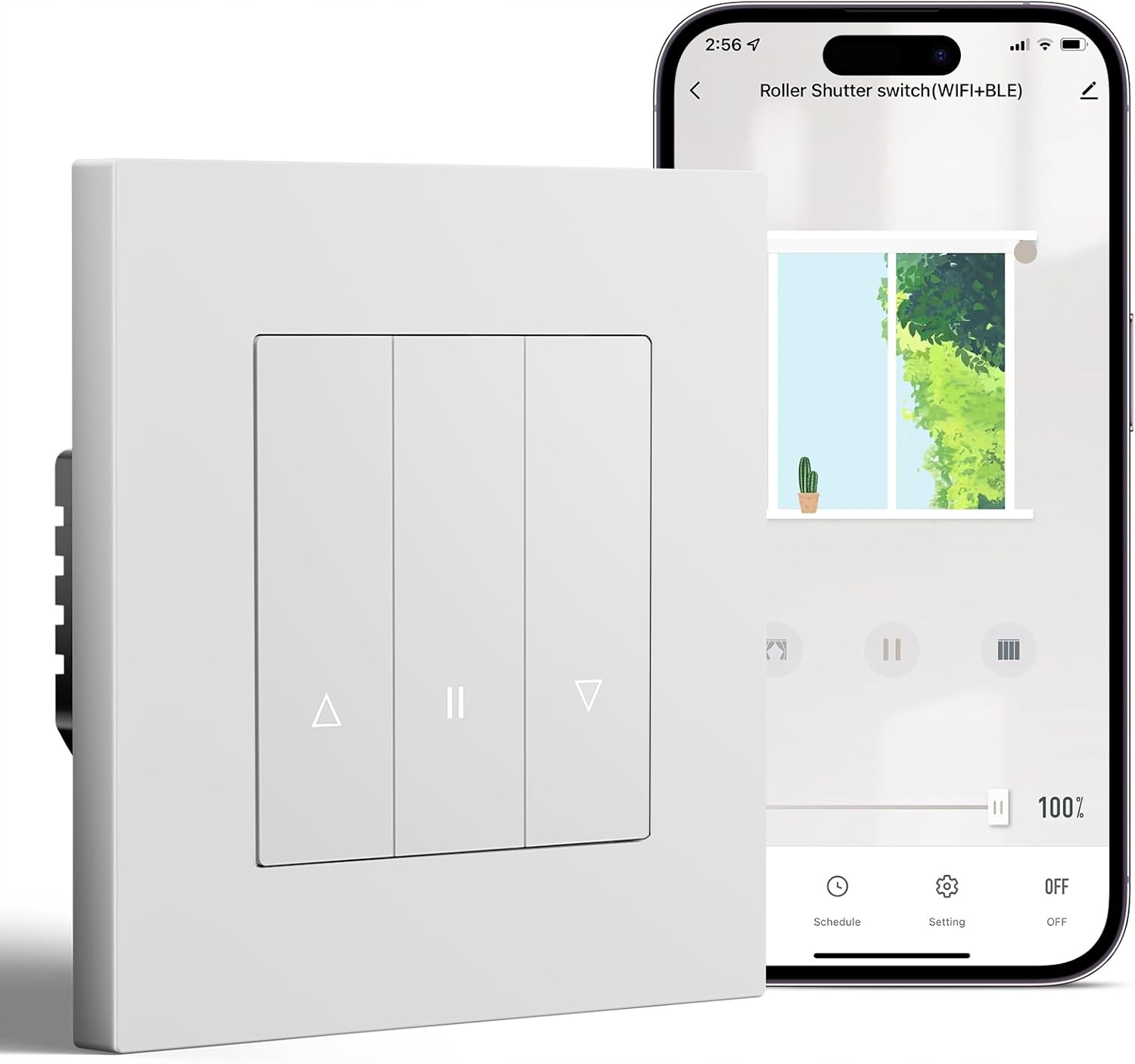 Přepínač Wifi Pro Podomítkové Rolety Smart Home