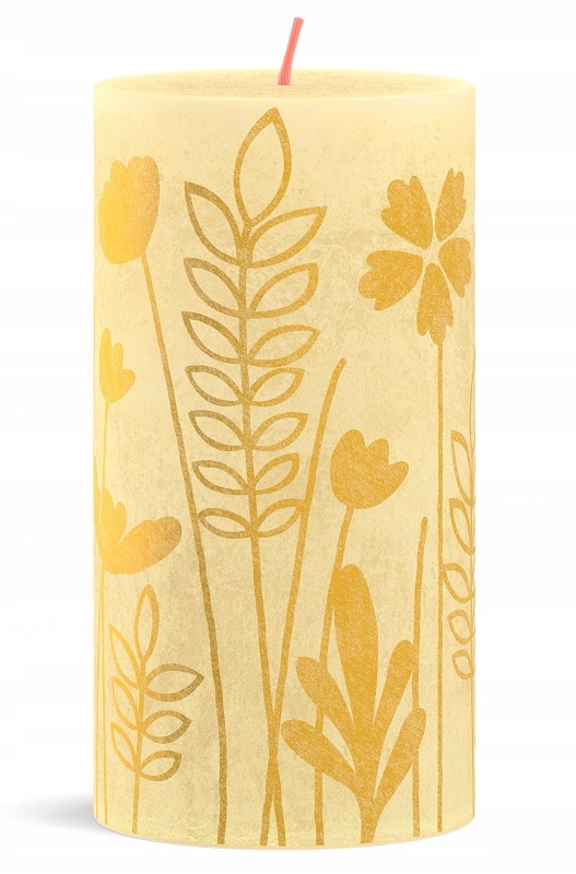 

Świeca 130/68 Silhouette Maślany Żółty Kwiaty