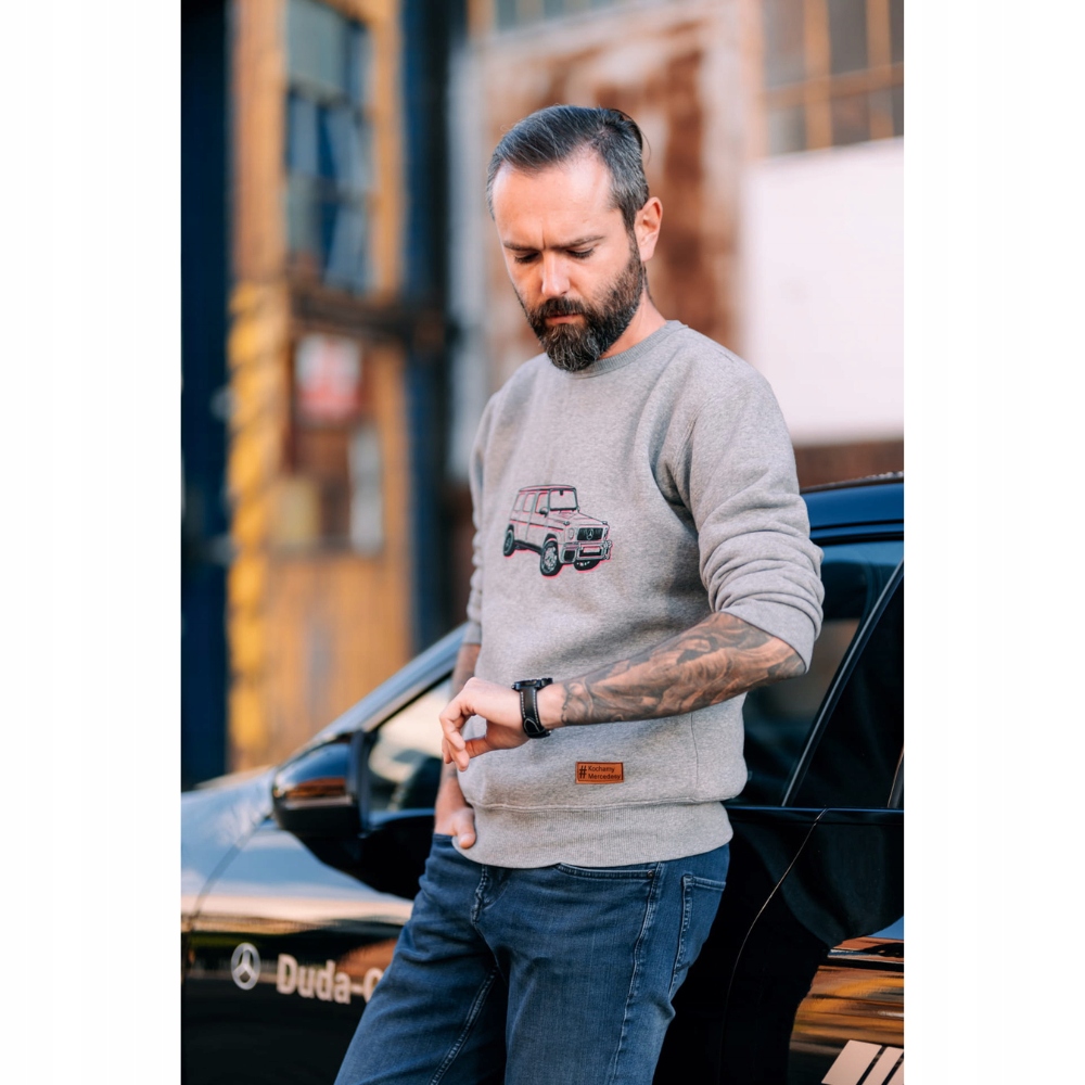 BLUZA MERCEDES #KOCHAMYMERCEDESY - L Materiał dominujący bawełna