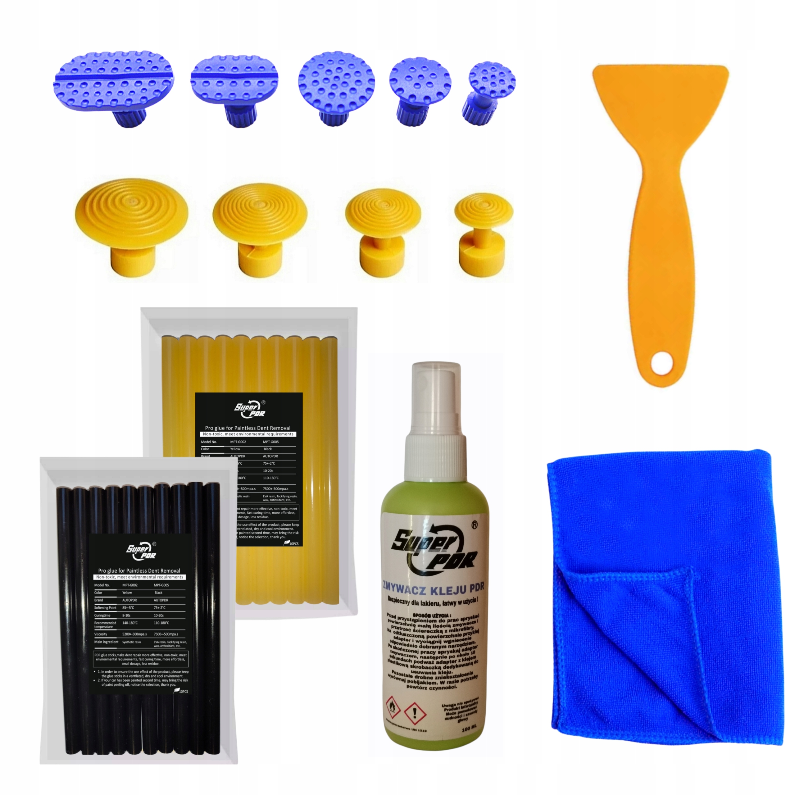 ZMYWACZ PDR GRZYBKI KLEJ ZESTAW skrobaczka