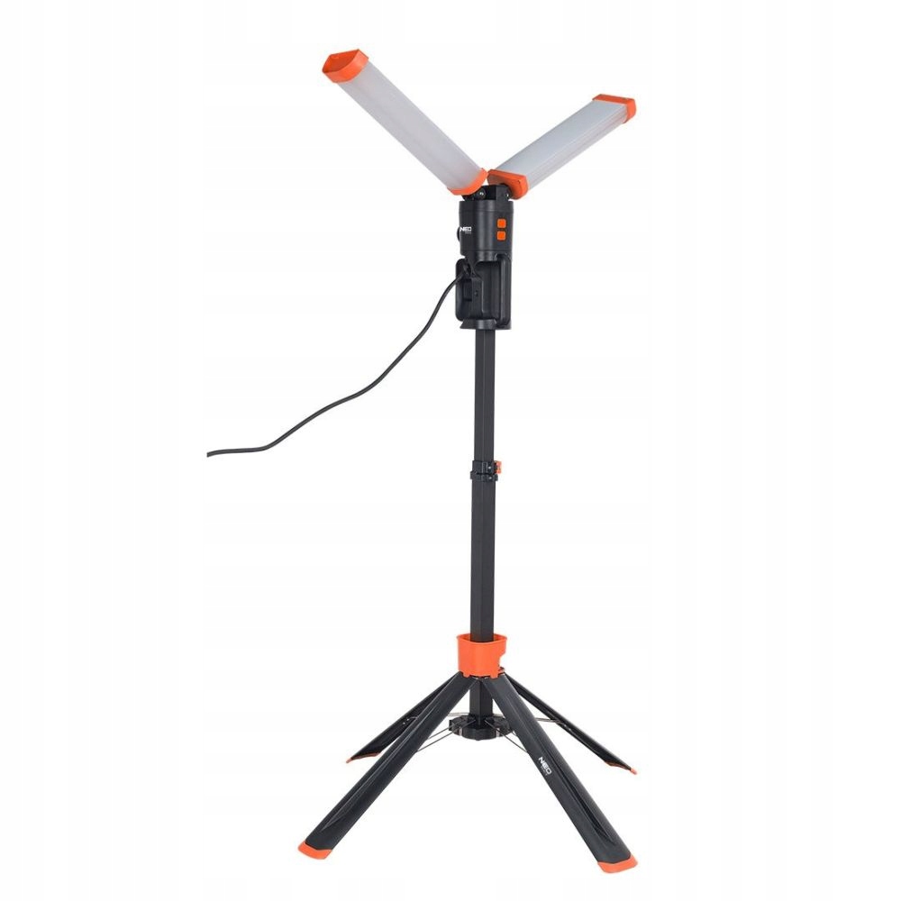 Neo lampa robocza budowlana Led podwójna statyw 360 stopni 2x4300lm 99-099