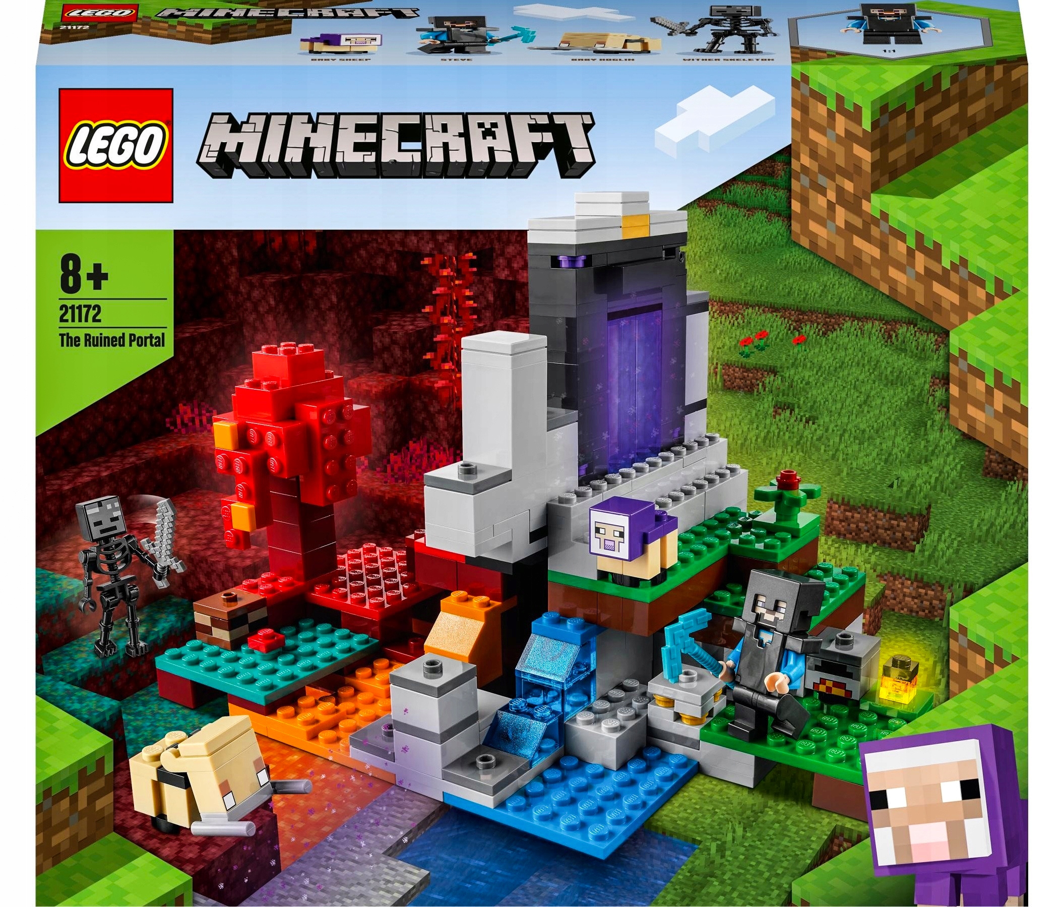 

Lego Minecraft Zniszczony Portal 21172