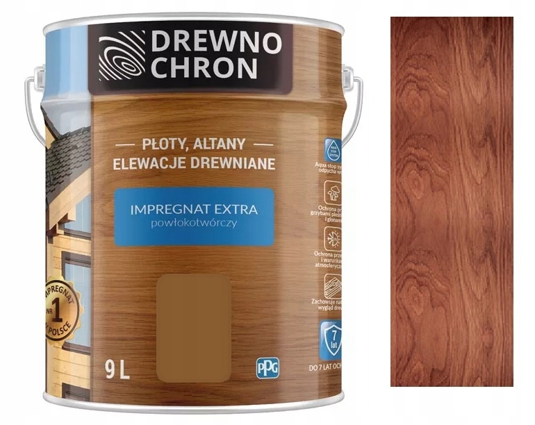 

DrewnoChron Extra 9l Mahoń 7 Lat Impregnat