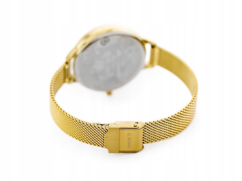 ZEGAREK DAMSKI G. ROSSI SELENA cyfry mesh +PUDEŁKO +GRAWERf Wodoszczelność 30m = WR30