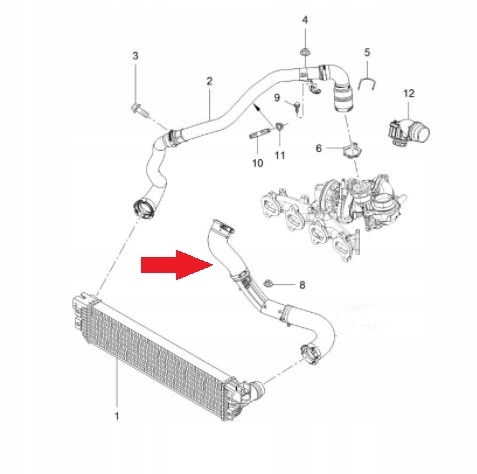 RURA WAZ TURBO INTERCOOLERA RENAULT 144600588R Part manufacturer GT Bergmann