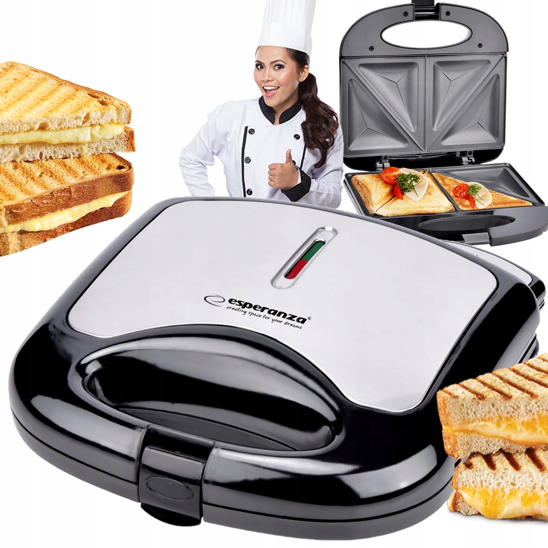 

Toster Opiekacz Do Kanapek Tostów Sandwich Mocny