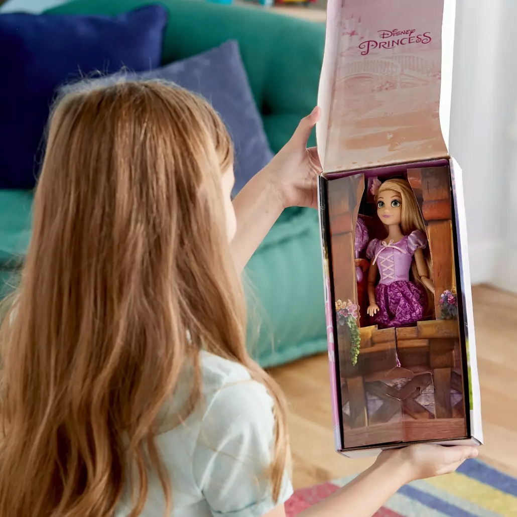 Roszpunka Lalka 30cm Zaplątani Disney store 24h Seria Princess