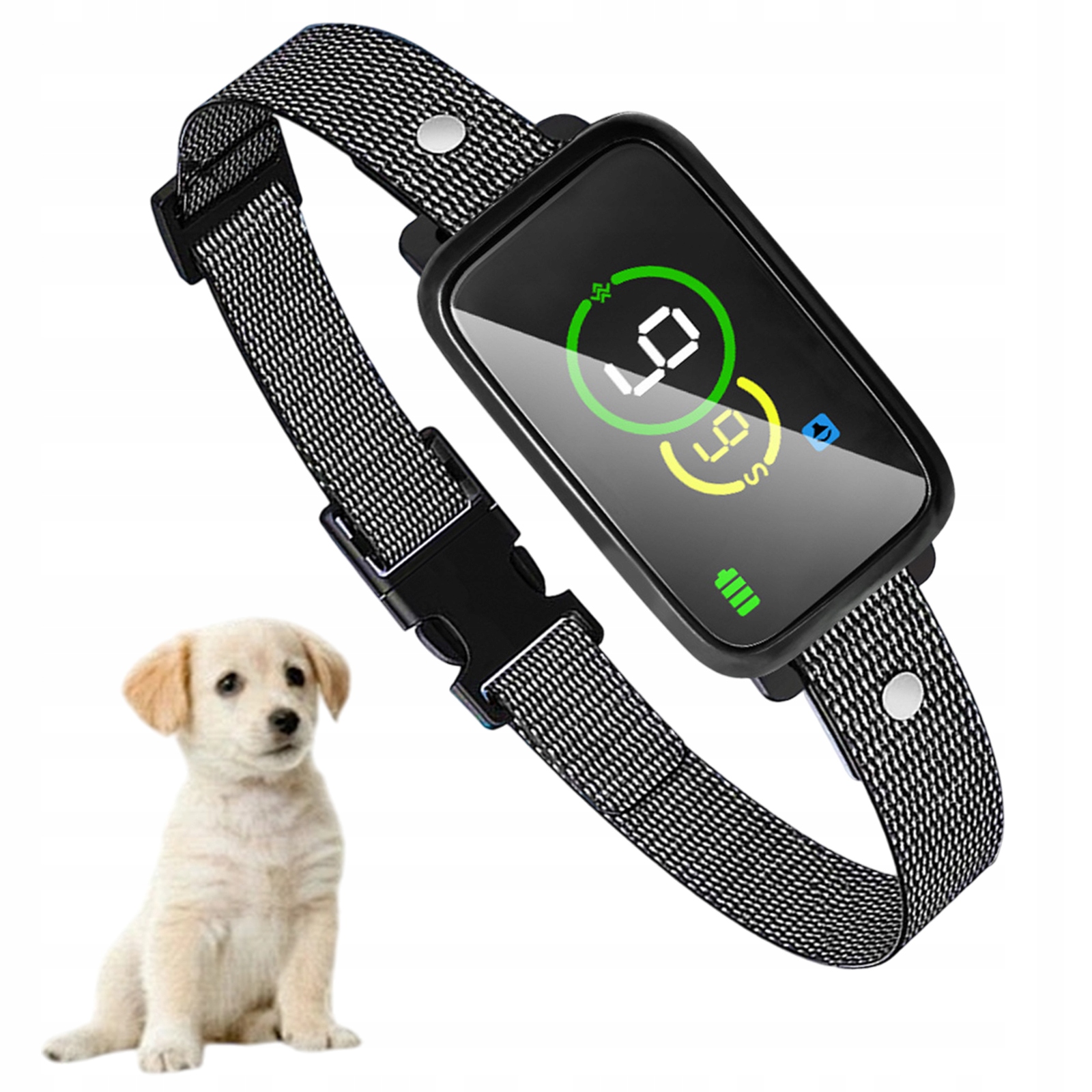 Levně Smart Nabíjecí Protištěkací Obojek S Vibrací Pro Střední Psy