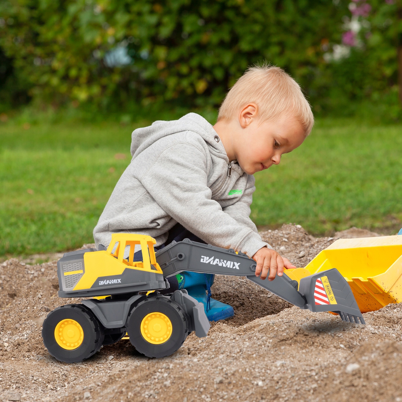 KOPARKA SPYCHACZ AUTO BUDOWLANE Z NAPĘDEM ŚWIATŁO DŹWIĘK DLA DZIECI Kod producenta 110079