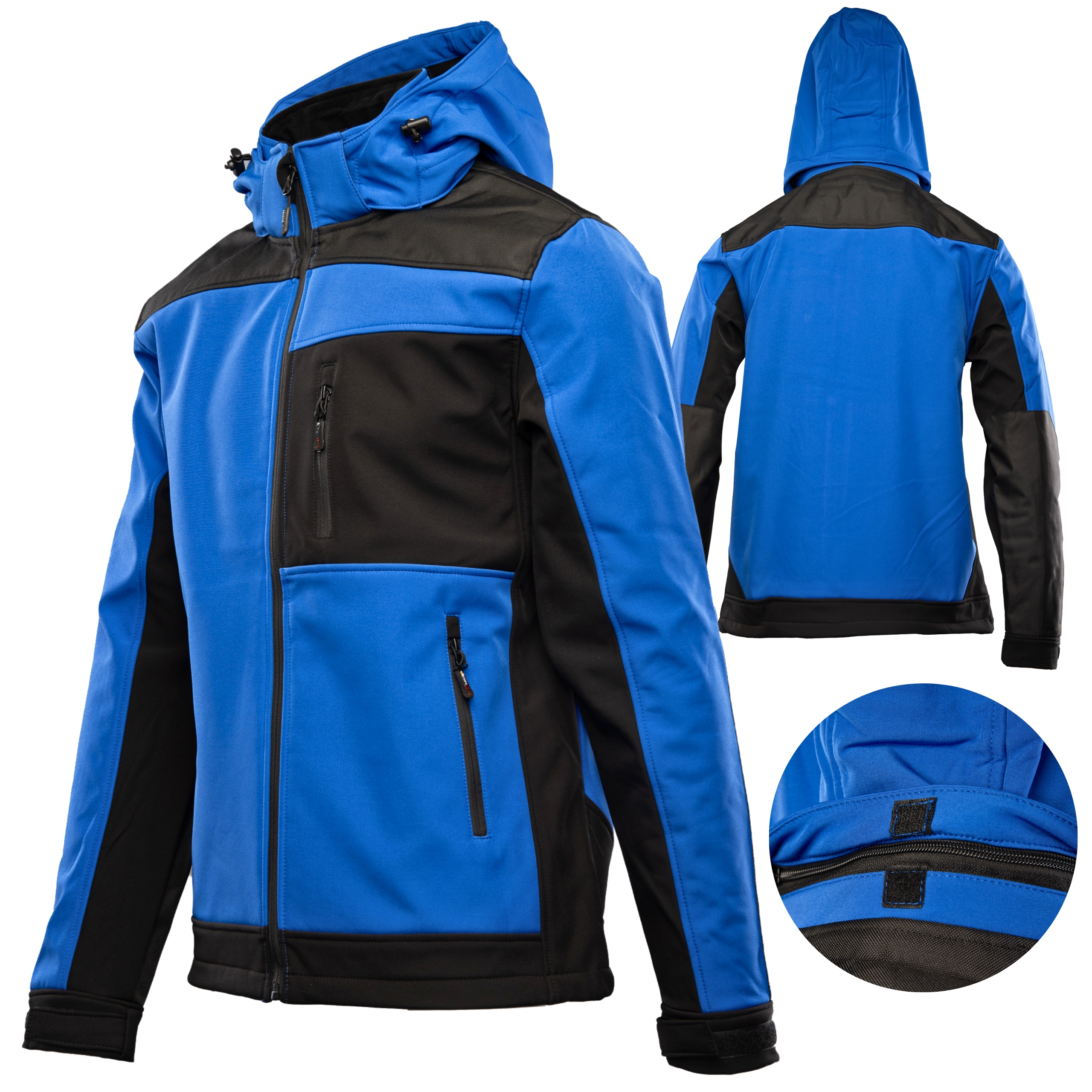 Kurtka Robocza Softshell Bluza Ochronna Wodoodporna Ciepła Wzmocnienia Bhp