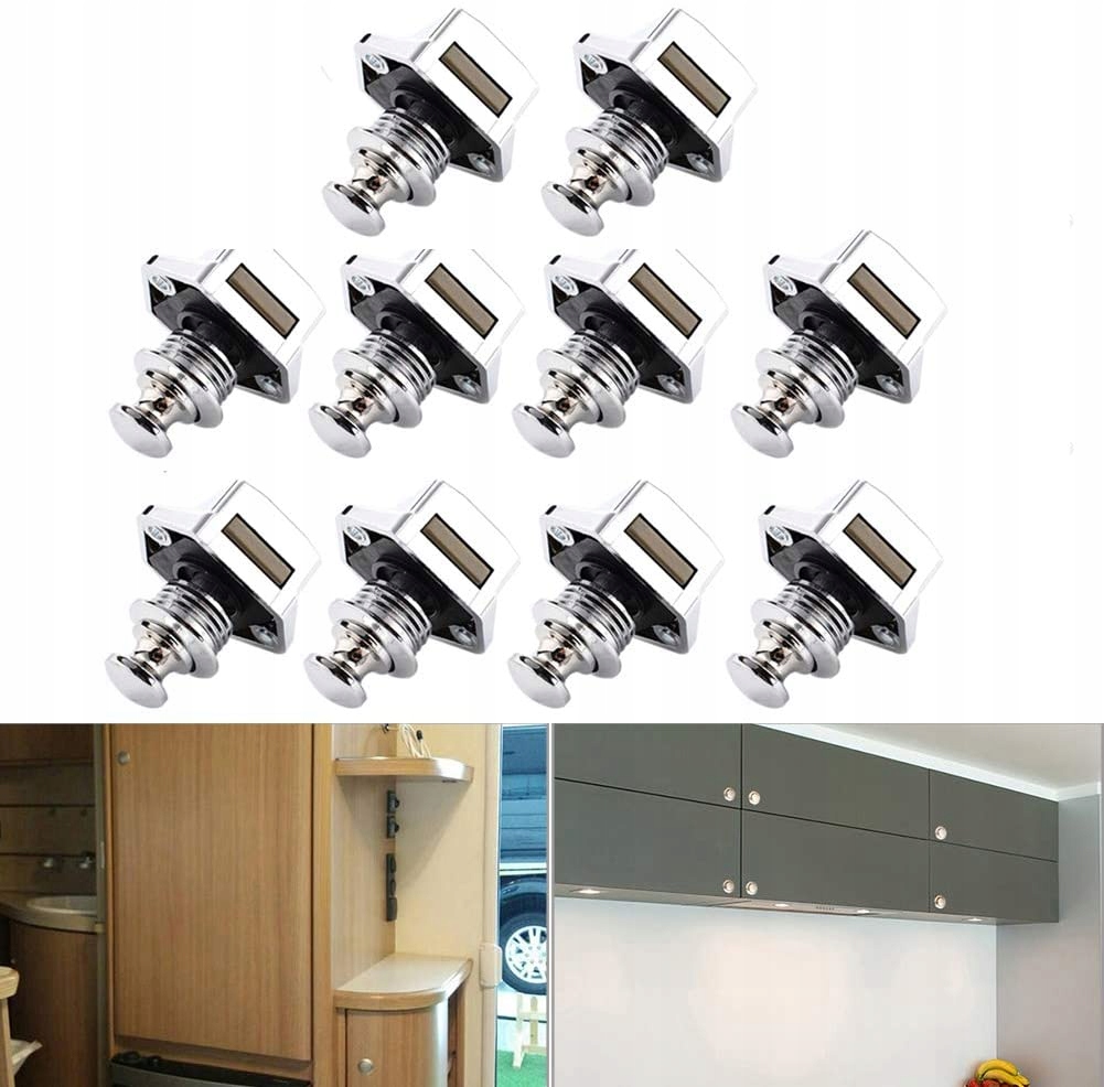 10 ZAMEK ZATRZASKOWY WCISKANY DO KAMPERA PRZYCZEPY Marka inna