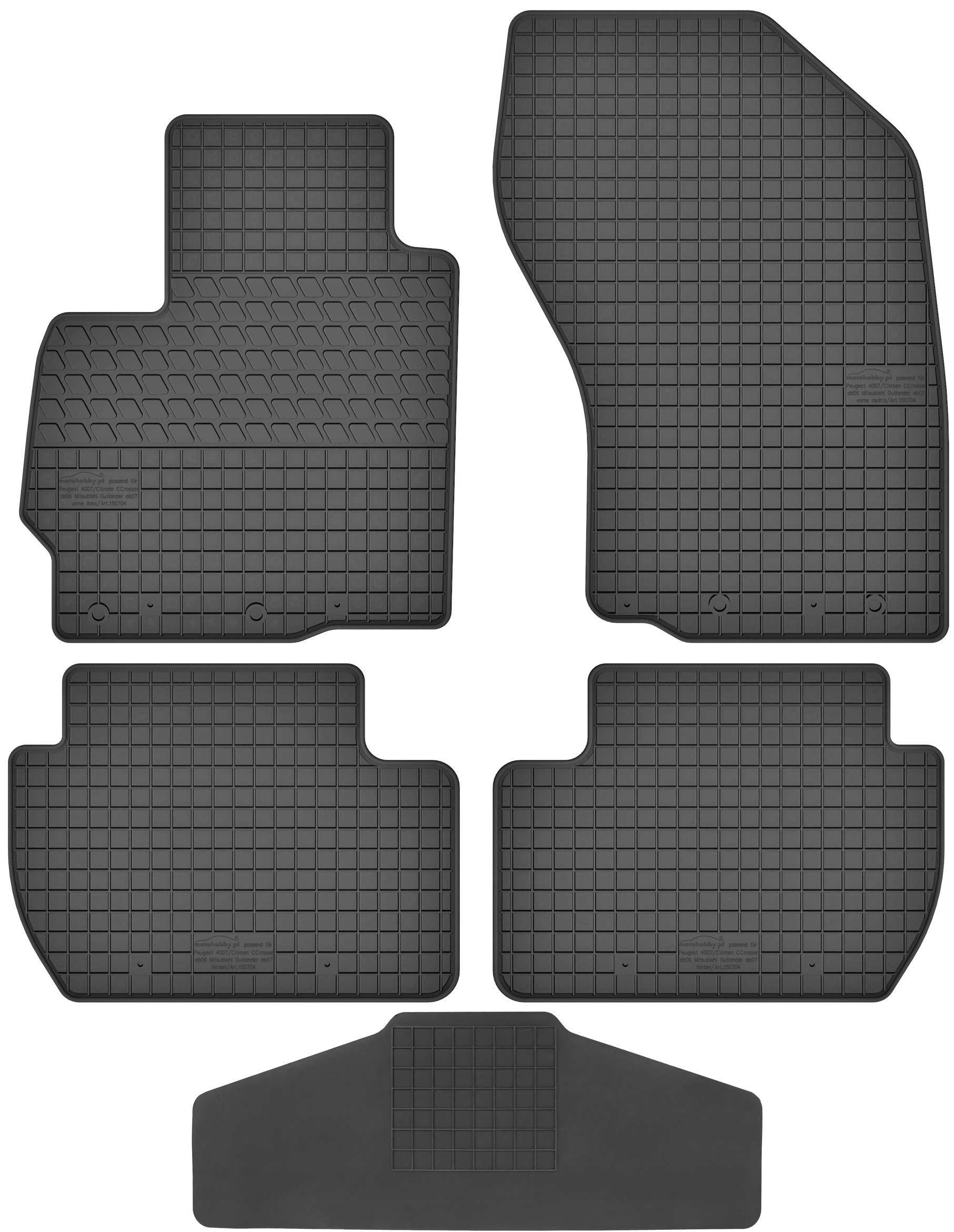 

Mitsubishi Asx 2010- Dywaniki z osłoną