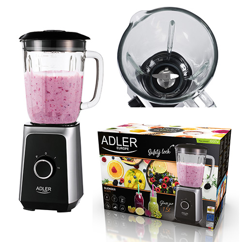 Stolní Mixér Na Smoothie Koktejly 2 Rychlosti 1000 W Drcení Ledu