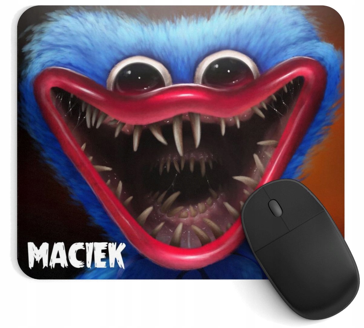 

Podkładka pod mysz +imię Huggy Wuggy PoppyPlaytime