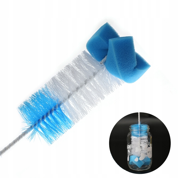 DŁUGA SZCZOTKA Z GĄBKĄ DO MYCIA BUTELEK KLASYCZNA Rodzaj szczotka