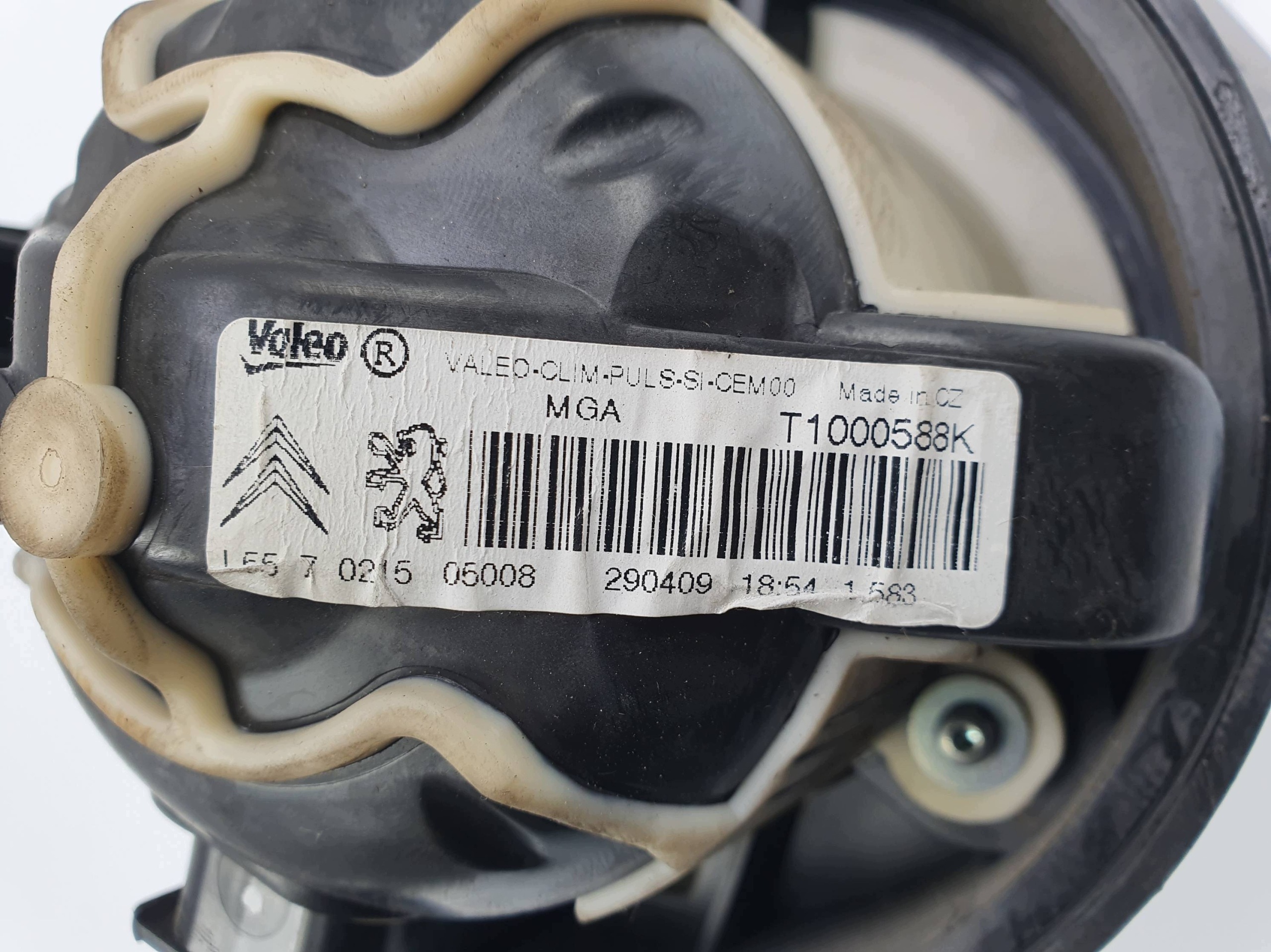 ventilator kabinski T1000588K PEUGEOT 308 CC
